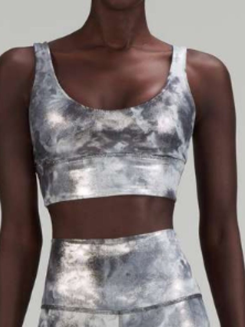 6943 Lululemon Align Bra *Light Support, C/D Cup Shine Diamond Dye Starlight Sz8